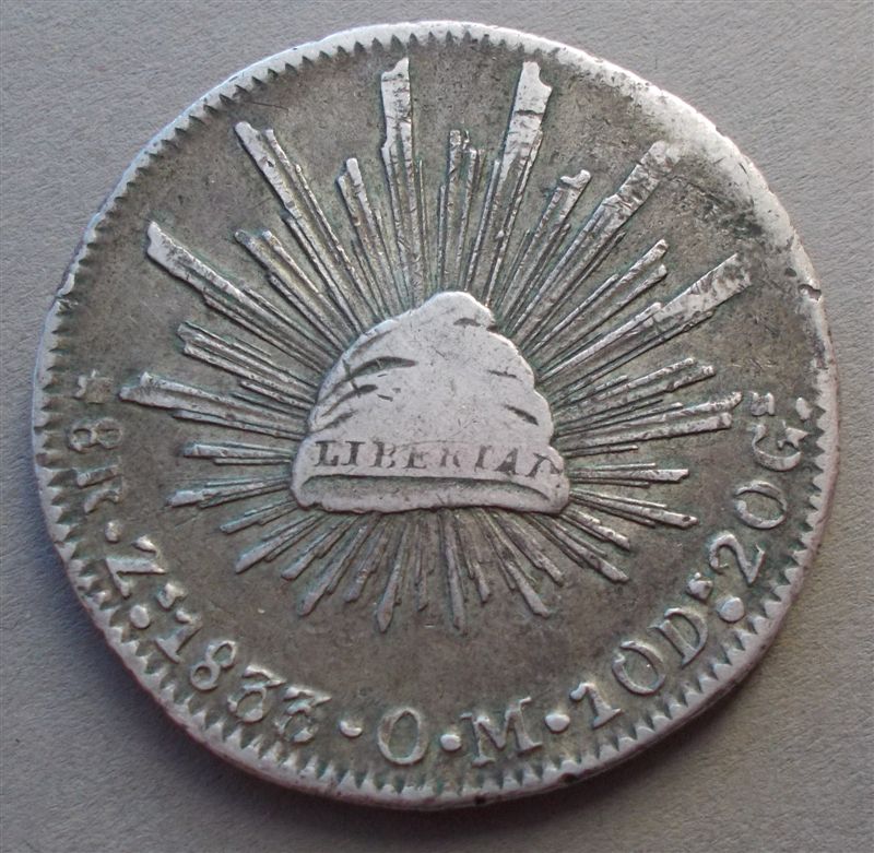 1832-Zs-Zacatecas-8-Reales